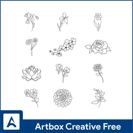 birth flower designs