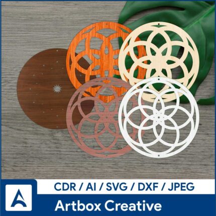 mandala tea coasters