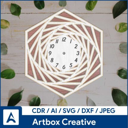 mandala clock polygon