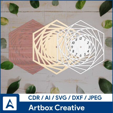 mandala clock polygon