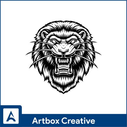 lion face design