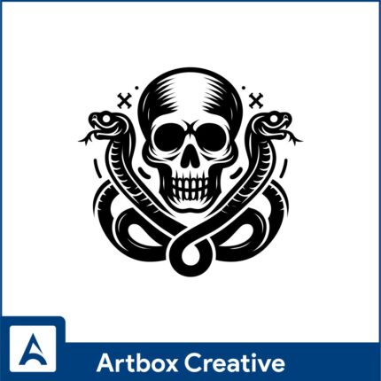 snake skull design