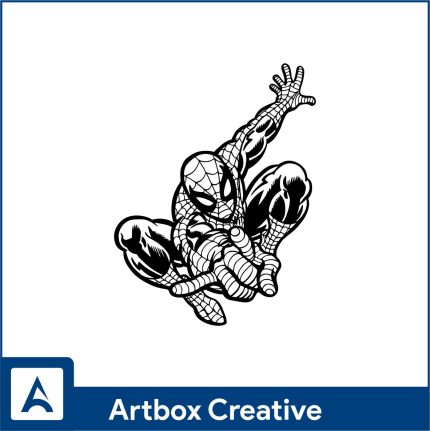 flying spider man design