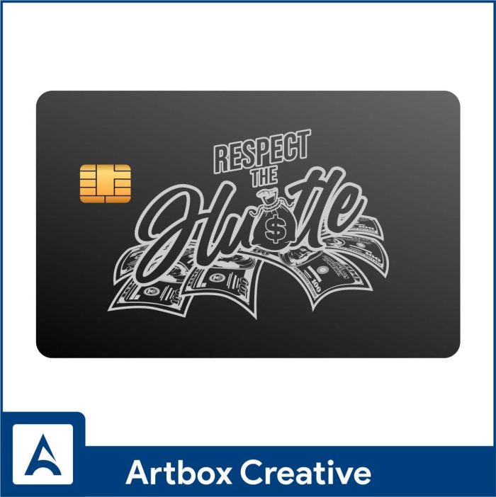 Hustle card design