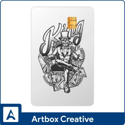 skull credit card design