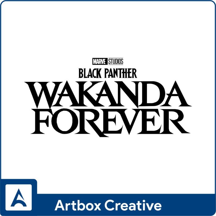 Wakanda forever logo