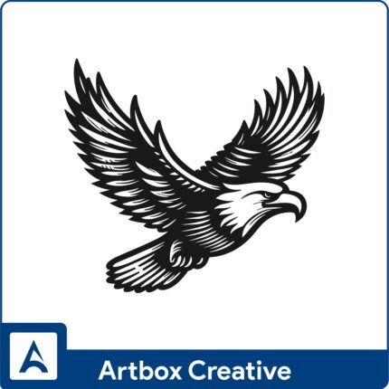 flying eagle vector design