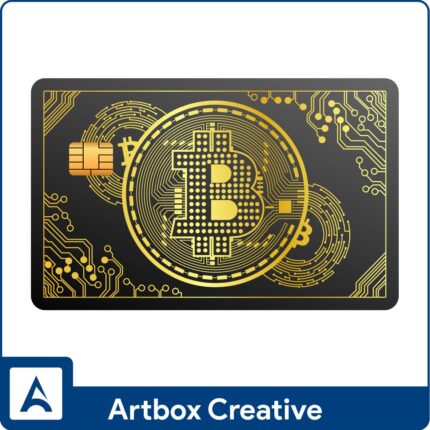 3 bitcoin card design