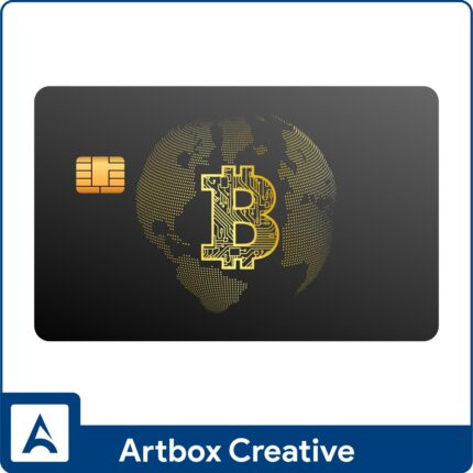 Bitcoin world round card