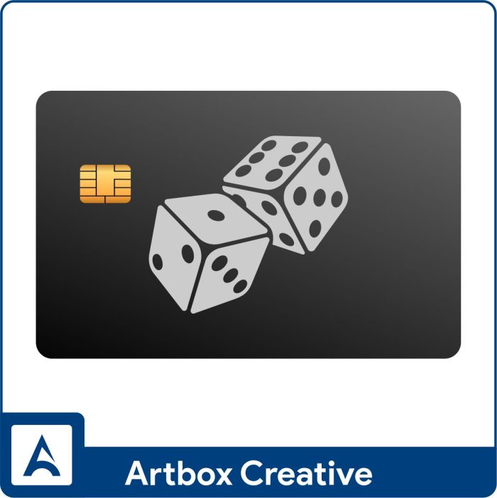 Dice card design