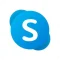 skype logo in a box